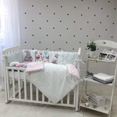 Комплект дитячої постільної білизни MSonya Art Design Зайчики