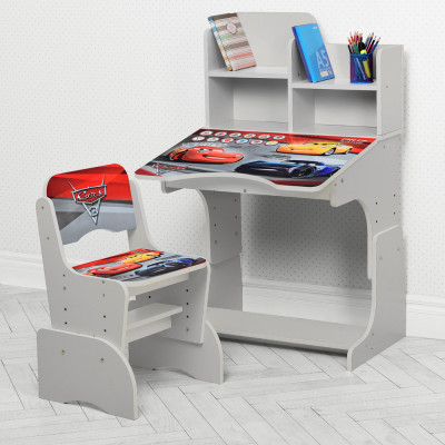 Дитяча парта з надбудовою та стільцем Vivast W 2071 (UA)