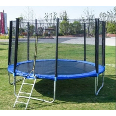 Батут TK-Sport В-30306 (1) діаметр 306см, з сіткою, на пружинах 60шт, опори 3шт, сходи, в коробці