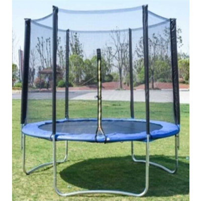 Каркасний батут із захисною сіткою «TK-Sport» В-10244 (1) діаметр 244см (8FT), з сіткою, на пружинах 48 шт, опори 3 шт, в коробці