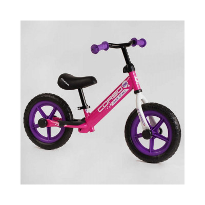 Велобіг "CORSO" J-4318 (1) сталева рама, колесо 12" EVA (ПІНА), підставка для ніжок