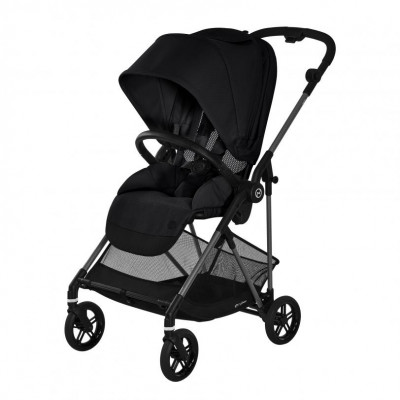Прогулянкова коляска Cybex Melio Carbon (Deep Black)