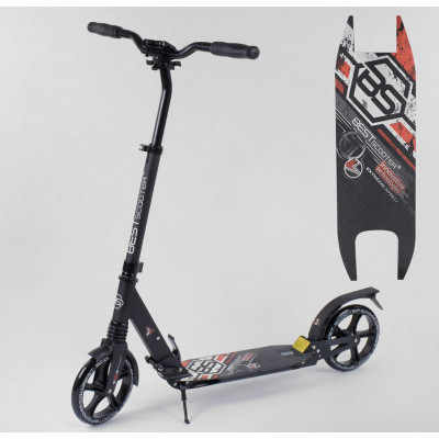 Самокат алюмінієвий 54394 (4) Best Scooter, d коліс - 20см, колеса PU, 2 амортизатора, в коробці