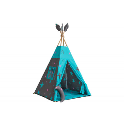 Вігвам-намет дитячий, каркасний. Казковий Ранок 100*100*150 см