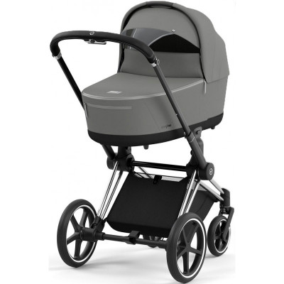 Дитяча коляска 2 в 1 Cybex Priam 4.0 шасі Chrome Black