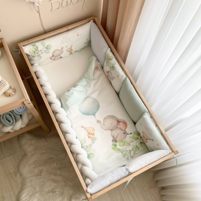 Комплект постільної білизни для новонародженого MSonya Колекція №9 Happy Day