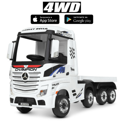 Дитячий електромобіль-вантажівка з причепом Bambi M 4208