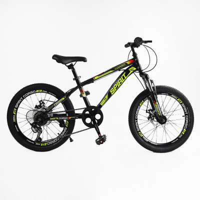 Велосипед Спортивний Corso «SPIRIT» 20" дюймів рама сталева 12``, 7 швидкостей Shimano
