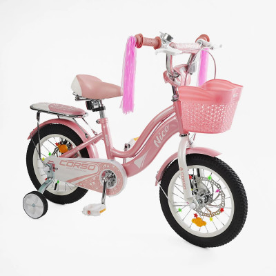 Дитячий двохколісний велосипед 14" "Corso Nice"