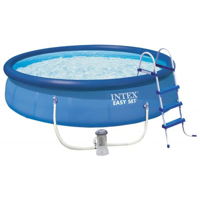 Басейн INTEX наливний. сходи, тент, підст., філ.-насос 3785л/г, 26166 р.457х107см, 12430л