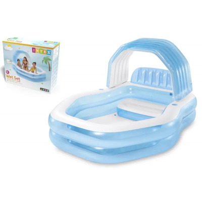 Басейн INTEX "Сімейний" сидіння, спинка, навіс, 57186 р.229*191*135см