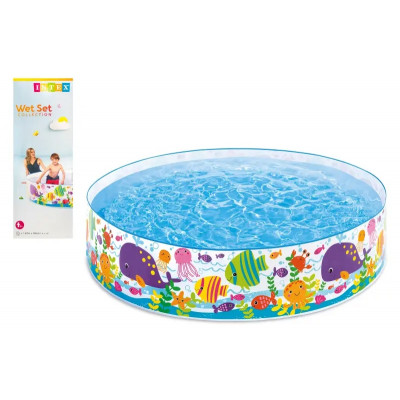 Басейн INTEX "Підводний світ" каркасний в коробці 56452 р.183*38см