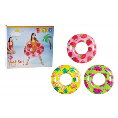 Круг надувний INTEX з ручками, в коробці 56261 р.107см