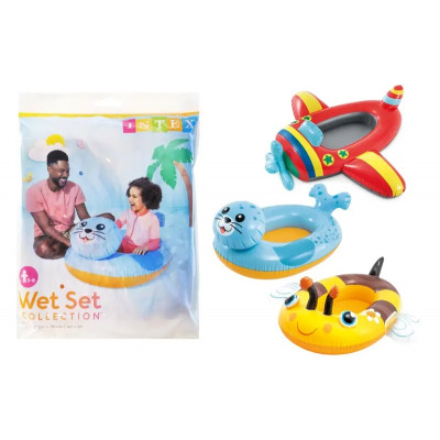 Матрац - плотик INTEX (3 види, 3-6 р, до 23 кг+ремонтний комплект) 59380 р.107*69/100*64/100*97 см