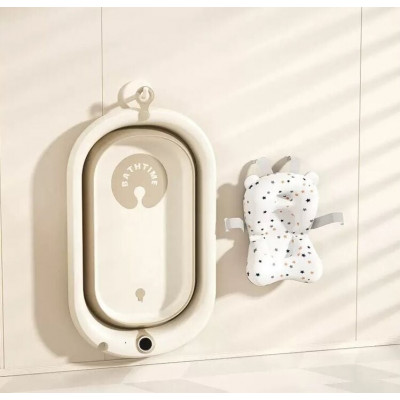 Ванночка дитяча складна Bimbo 0994-28 розмір 76х47*21см, клапан зливу, розкладні ніжки, електронний датчик температури, матрац, в коробці