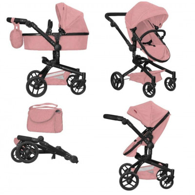 Коляска для ляльки 2 в 1 CARRELLO FORTUNA 9695 з сумкою
