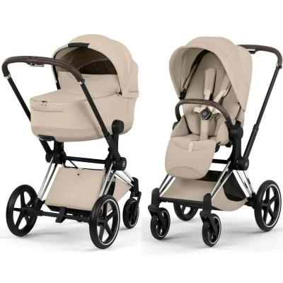 Коляска 2 в 1 Cybex Priam Style Collection 5.0 шасі Chrome з реверсивним блоком