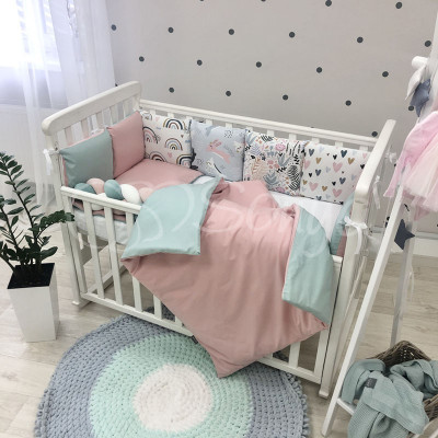 Комплект дитячої постільної білизни MSonya Art Design Зайці Веселки