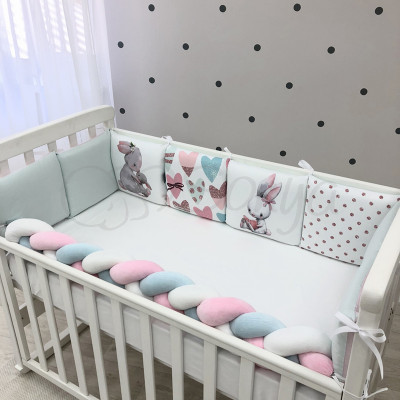 Комплект дитячої постільної білизни MSonya Art Design Зайчики