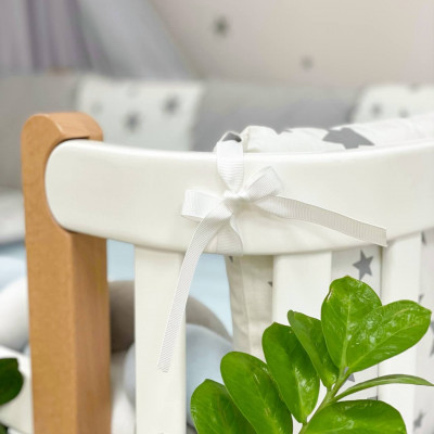 Комплект дитячої постільної білизни MSonya Happy night Зірка сіра