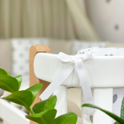 Комплект дитячої постільної білизни MSonya Happy night Сердця бежеві