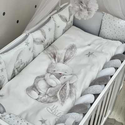 Комплект дитячої постільної білизни MSonya Magic Зайка