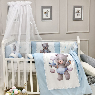 Комплект дитячої постільної білизни MSonya Kids Toys Ведмедик