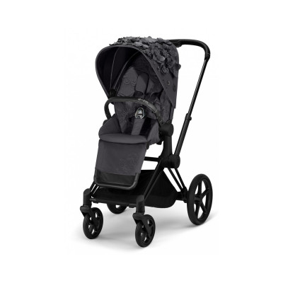 Коляска 2 в 1 Cybex Priam Simply Flowers Dream Grey