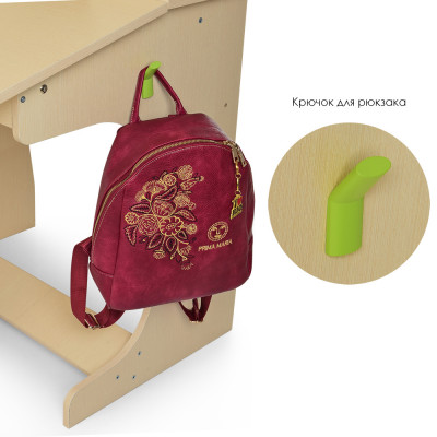 Дитяча парта з полицями та стільцем Bambi W 903-10 венге