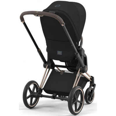 коляска 2в1 Cybex Priam 4.0 Sepia Black шасі Rosegold