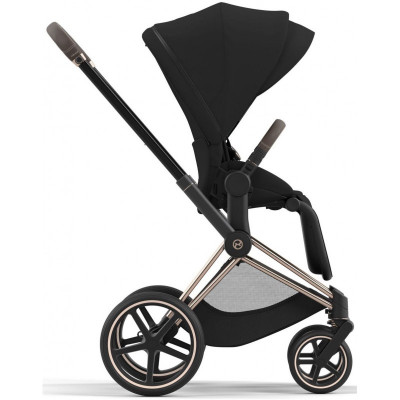 коляска 2в1 Cybex Priam 4.0 Sepia Black шасі Rosegold