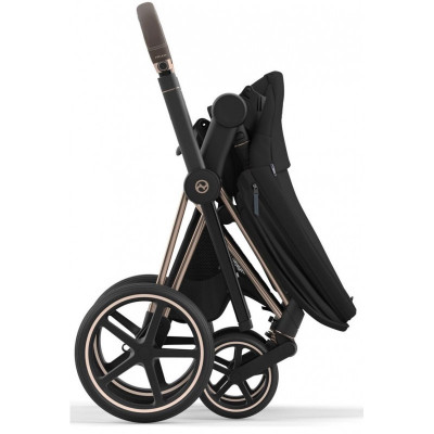 коляска 2в1 Cybex Priam 4.0 Sepia Black шасі Rosegold