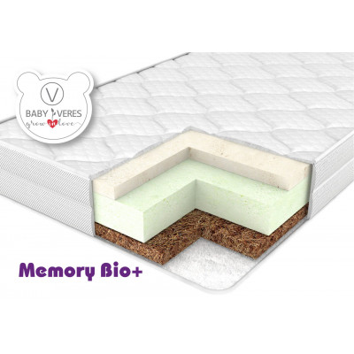Матрац Baby Veres "Memory bio+" (матрац для новонароджених з дихаючим ефектом)