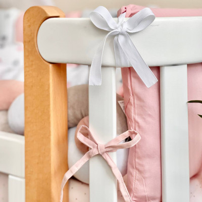 Комплект дитячої постільної білизни Msonya Happy night Сердця пудрові