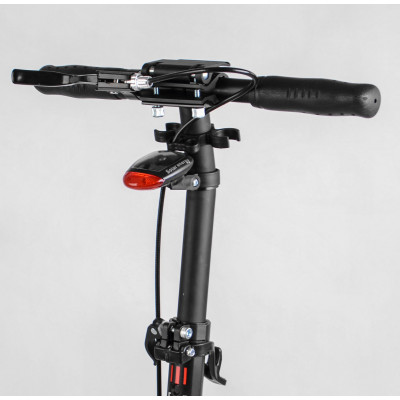 Самокат двоколісний "Best Scooter"  ФАРА, переднє колесо PU 230 мм, заднє колесо 200мм, 2 амортизатори, дискове гальмо, затискач керма