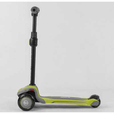 Самокат триколісний Best Scooter  алюмінієве кермо, 3 колеса PU зі світлом, d = 12 см