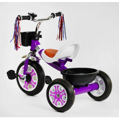 Велосипед 3-х колісний LM-5105 "Best Trike" (1), піно колесо, метал. рама, дзвіночок, 2 кошики, переднє d=26см, заднє d=20см, в коробці