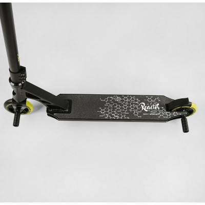 Самокат трюковий Best Scooter (4) «Reactor» HIC-система, ПЕГИ, алюмінієвий диск та дека, колеса PU, d=110 мм, ширина керма 55 см