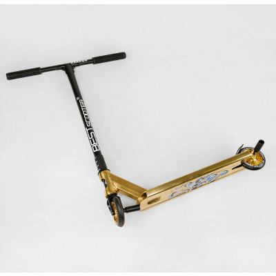 Самокат трюковий  Best Scooter (4) «Kraken» HIC-система, ПЕГИ, алюмінієвий диск та дека, АНОДОВАНИЙ, колеса PU 110 мм, ширина керма 58 см