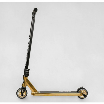 Самокат трюковий  Best Scooter (4) «Kraken» HIC-система, ПЕГИ, алюмінієвий диск та дека, АНОДОВАНИЙ, колеса PU 110 мм, ширина керма 58 см