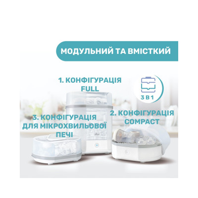 Електричний стерилізатор Chicco паровий (07391.10)