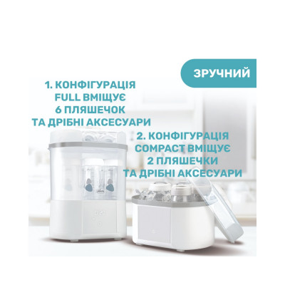 Електричний стерилізатор Chicco цифровий (07392.10)