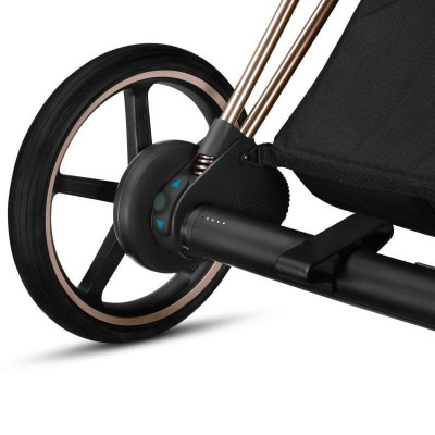 Дитяча коляска 2 в 1 Cybex e-Priam шасі Rosegold