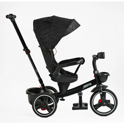 Велосипед BestTrike "Marco" поворотне сидіння, складне кермо, колеса з прогумованим PU, телескопічна ручка, фара музична