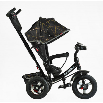 Велосипед 3-х кол. 3390  Best Trike НАДУВНІ КОЛЕСА, ФАРА USB, Bluetooth, пульт