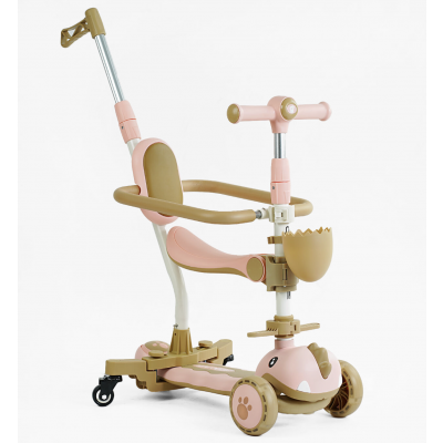 Самокат 5в1 Skyper  колеса PU зі світлом, музика (Укр.Мова) та підсвічування платформи