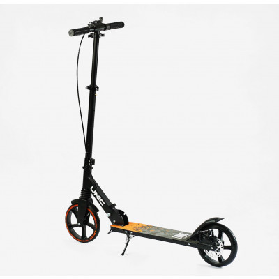 Самокат двоколісний Skyper "Unic" ручне дискове гальмо, колеса PU 200мм, 1 амортизатор передній