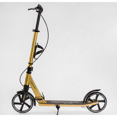 Самокат двоколісний Skyper "Urbanist", ручні гальма, колеса PU 200мм, 1 амортизатор передній, підстаканник