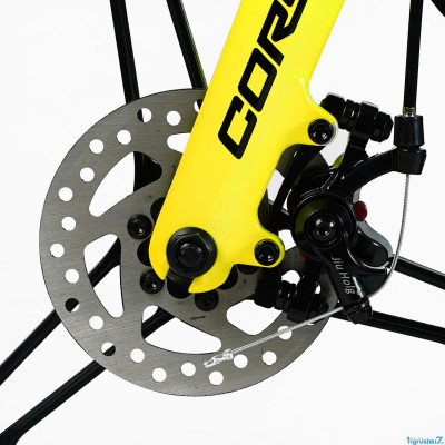 Велосипед 16" дюймів 2-х колісний Corso «Sky» МАГНІЄВА РАМА, ЛИТІ ДИСКИ, ДИСКОВІ ГАЛЬМА, зібран на 75%