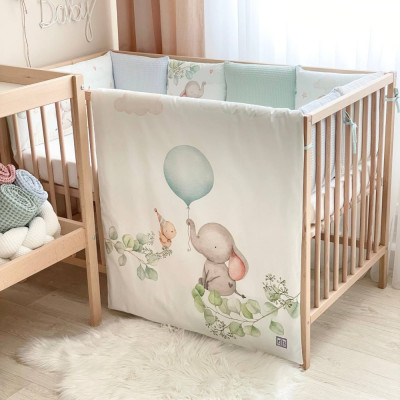 Комплект постільної білизни для новонародженого MSonya Колекція №9 Happy Day